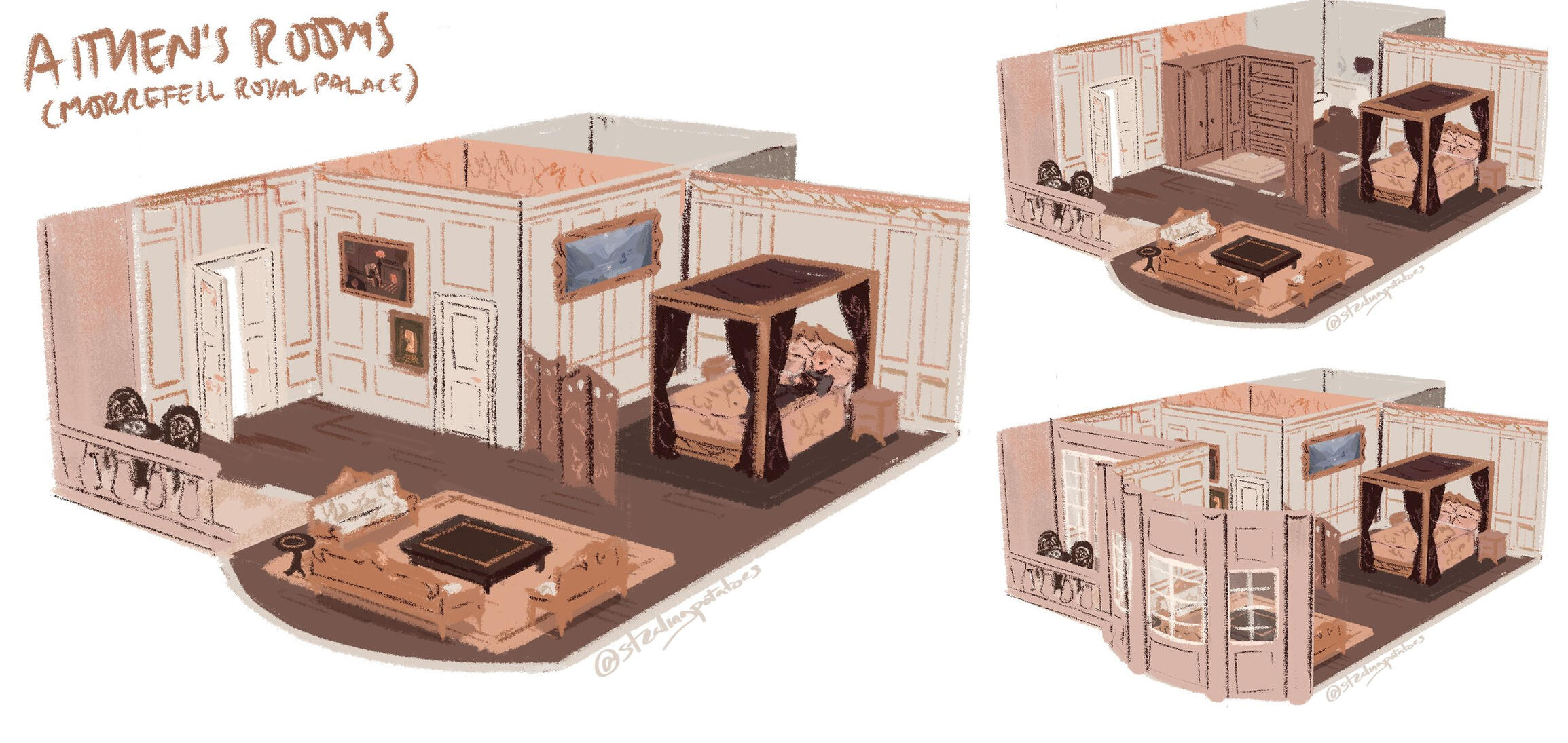 OC room visual development OC room visual development