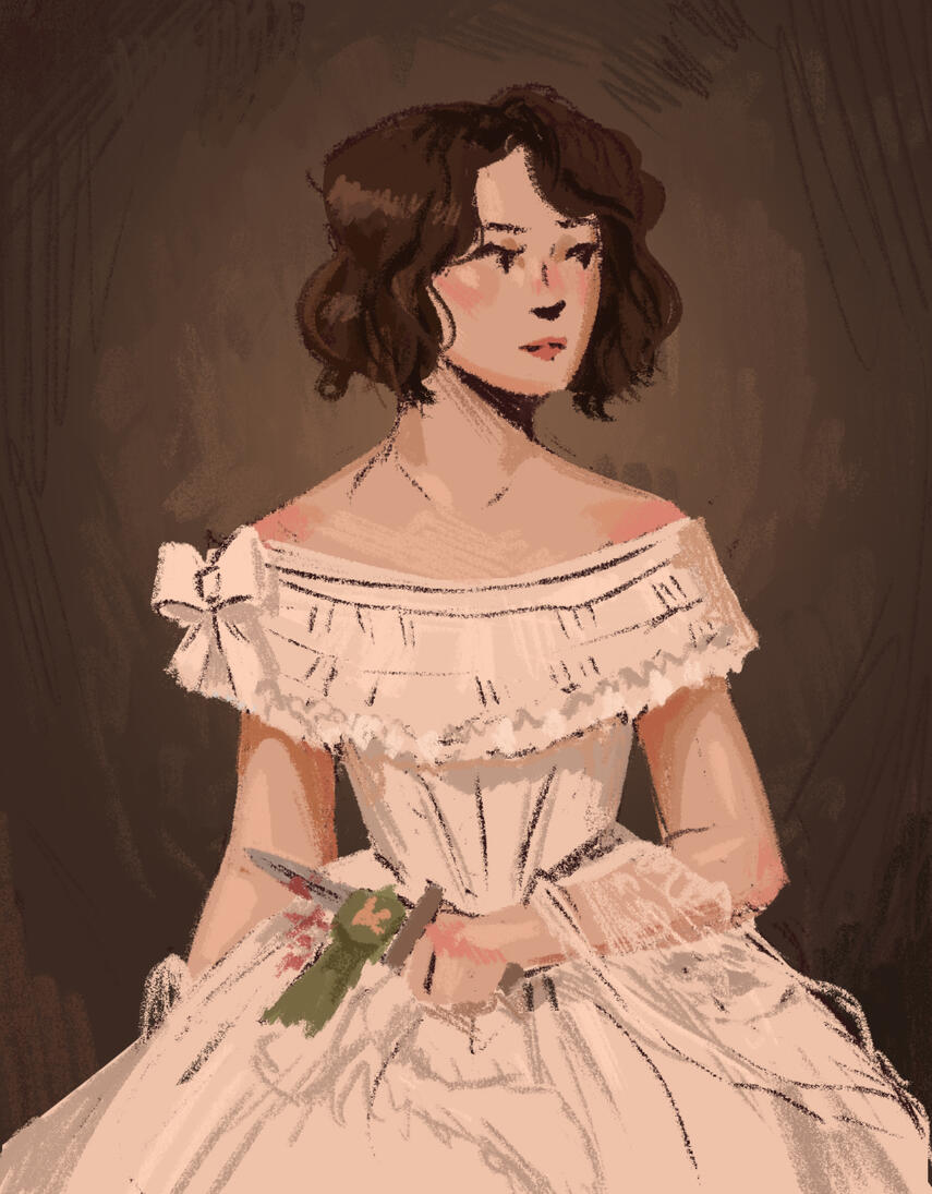 Portrait of a friend's character. Portrait of a friend's character.