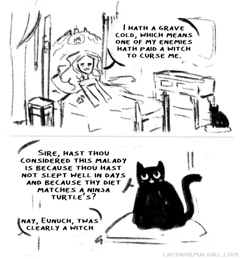 The comic that started it all (ignore the poor grammar on the first few)
